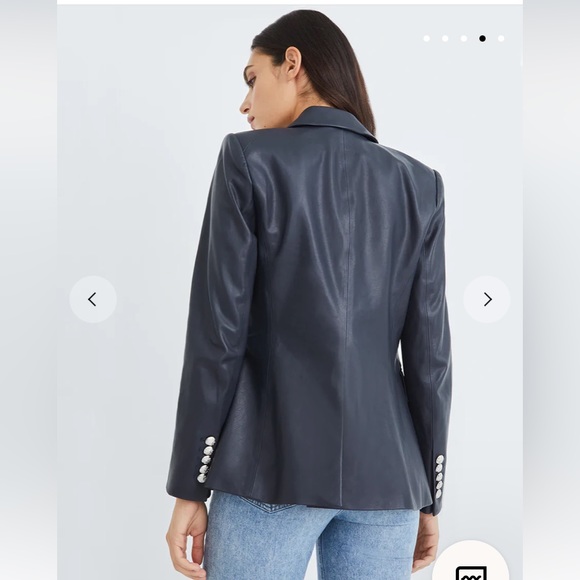 Veronica Beard Lambskin Miller Dickey Jacket - Picture 5 of 7